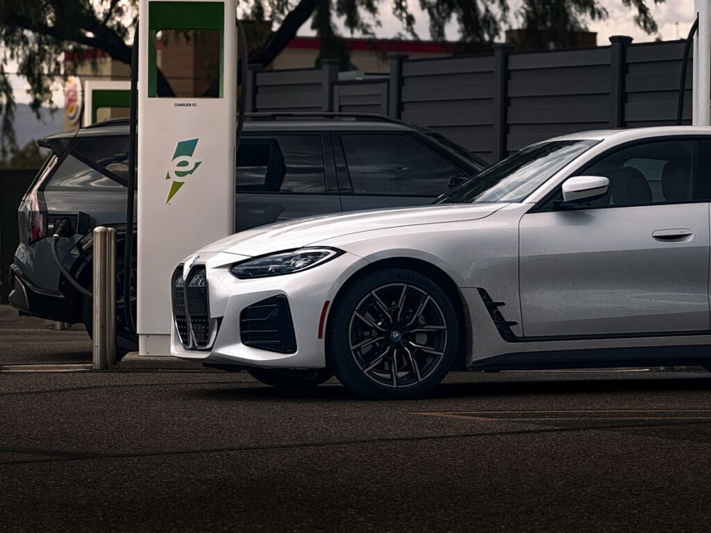 Modern EV Charging Station